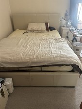 King Size Bed Frame Ottoman Style With Mattress Dream Bed must go asap 
