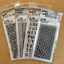 Bundle Of Tim Holtz Stencils