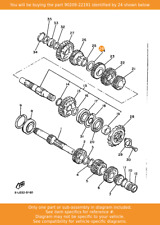 YAMAHA Washer, 90209-22191 OEM
