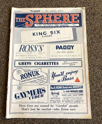 The sphere magazine 1943 may - the,