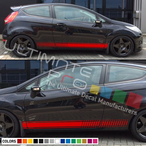 Mirror stripe for - ford, fiesta