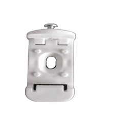 Pair of White Plastic Top Fix