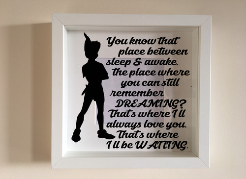 Box frame vinyl decal sticker - box,