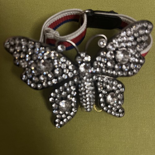 Gucci crystal butterfly web - gucci,