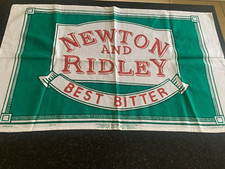 GRANADA STUDIOS NEWTON & RIDLEY BEST BITTER COTTON TEA TOWEL 1998 LAMONT UNUSED