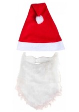 Santa Hat and Beard Set Father