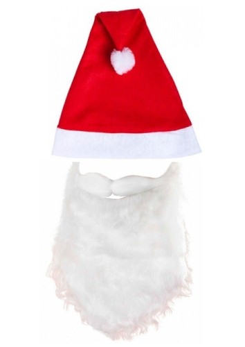 Santa hat and beard - santa, father