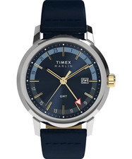 Timex Marlin Quartz GMT Blue