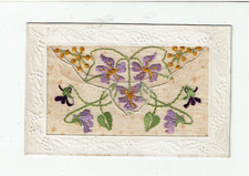 POSTCARD EARLY SILK CARD MADE