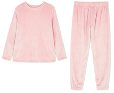 Ladies Pink Fleece Pyjamas