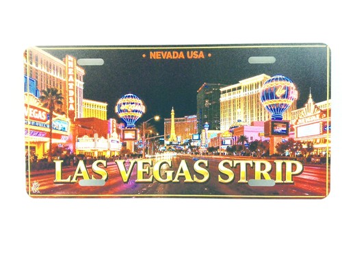 Las vegas strip metal sign - strip,