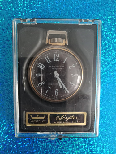 Westclox black dial