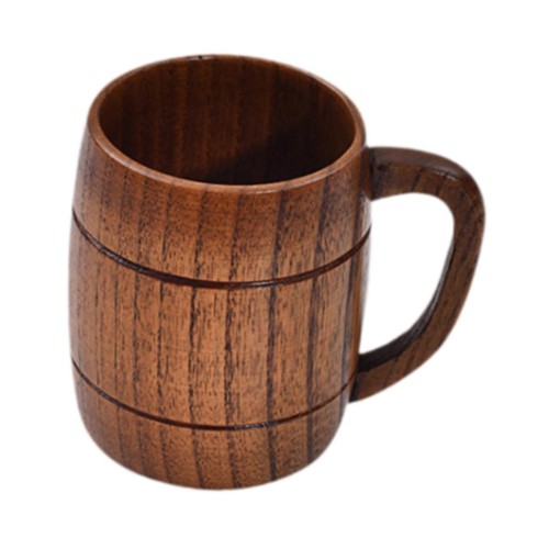 Wooden beer mug sturdy - wooden,