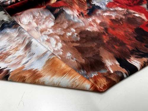 Printed velvet fabric - velvet,