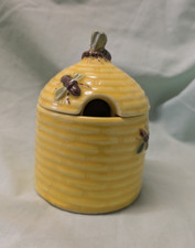 Vintage Goebel Germany Bee Hive Honey Pot