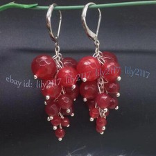 Natural Red Jade Faceted