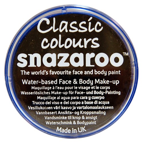 Snazaroo 18ml black face paint - snazaroo,