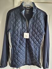 Puma Golf Frost Quilted Jacket 621522-02 Navy Blazer Slate Sky Brand New Small