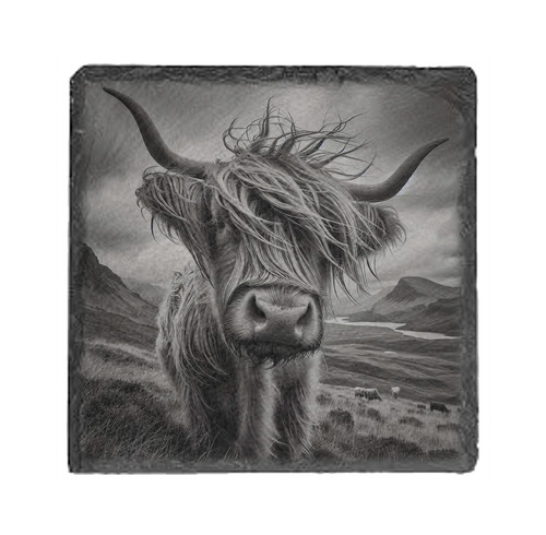 Slate coasters engraved - slate,