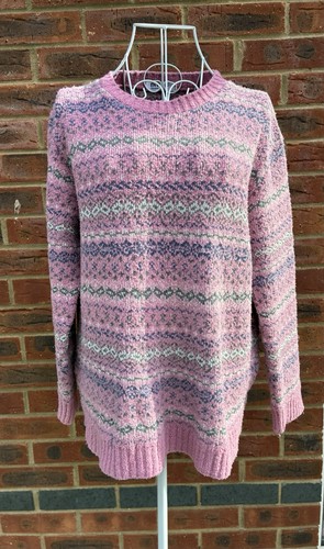 Envy pink fairisle autumn - us,