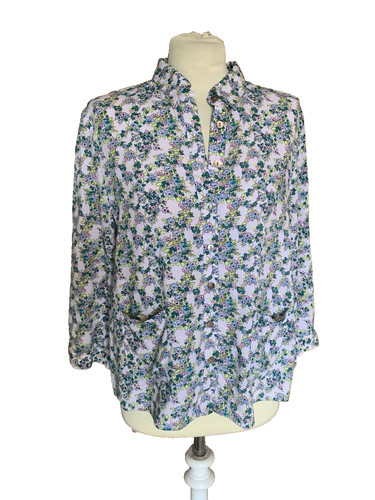 Marilyn moore floral shirt - shirt, /
