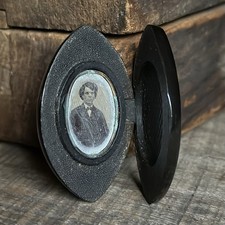 Antique Mourning Locket with