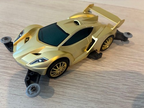 Mini 4wd car gold sports - car, style