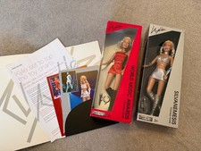 Kylie Minogue Fever figure / dolls press releases, folder, promotional cards