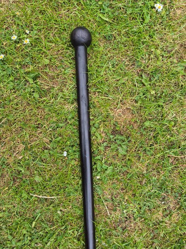 Antique wooden ebony walking - antique,