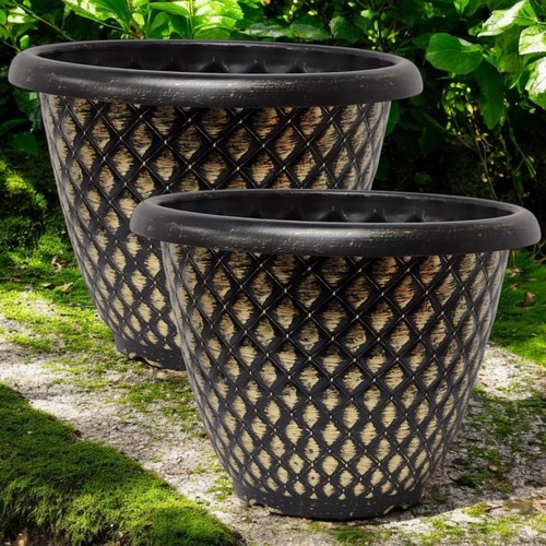 Set plant pots planters - of, 2