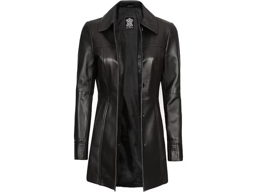Women leather jacket 100 - leather, real