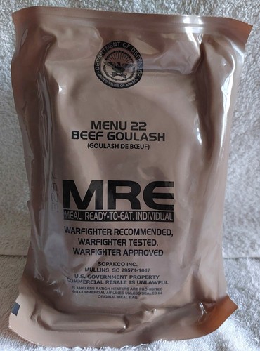 Mre menu beef goulash - us,