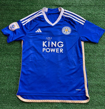 Leicester City 2023 Home T-Shirt Blue Adidas Kit | Child Boys 14 Years Football