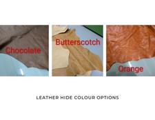 Real leather hides, half hides