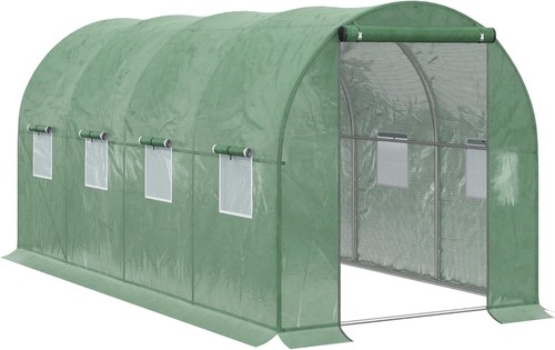 4x2x2m walk polytunnel - 4x2x2m, walk-in