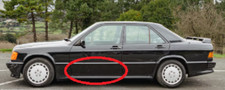Mercedes W201 2.3-16 2.5-16 190e cosworth front door body panel