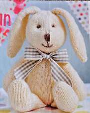 (124)Knitting Pattern - Bunny Rabbit Children's Baby DK Soft Toy 20cm Tall