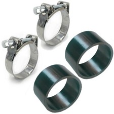 2 x Exhaust Gasket & Clamp Pipe Seal for Kawasaki Z1000 Z1000SX 2010-2020