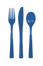 Coloured Plastic Cutlery Sets