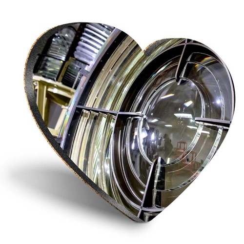 Heart mdf coaster - mdf, lighthouse
