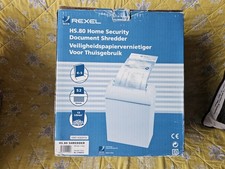 Rexel Home Security HS.80 Paper Shredder 13L Waste Bin Boxed inc Instructions