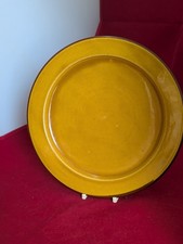 Watcombe pottery brown glazed plate 21cm