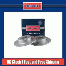 2x Brake Discs Solid For Mini