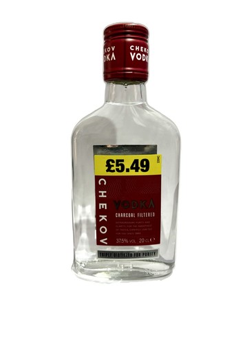 Chekov triple distilled vodka - triple,