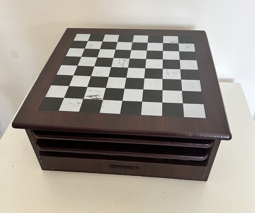 Multi game set wooden - a,