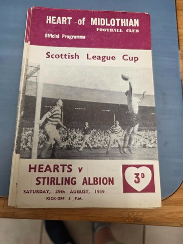 Hearts stirling albion aug - hearts, v