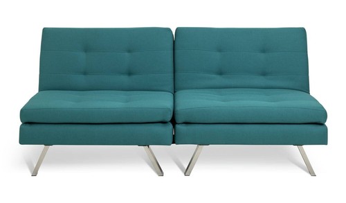 Duo fabric clic clac sofa - clic,