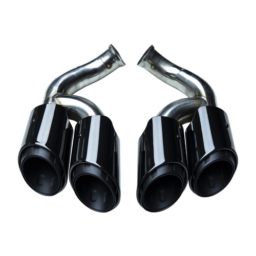 Black exhaust tips - tips, muffler