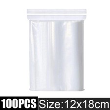 100 x Small Clear Plastic Bags
