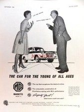 MG 'MAGNETTE' Saloon 1960 Motor Car Print #4 - Original Auto Advert